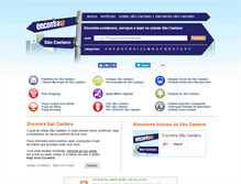 Tablet Screenshot of encontrasaocaetano.com.br